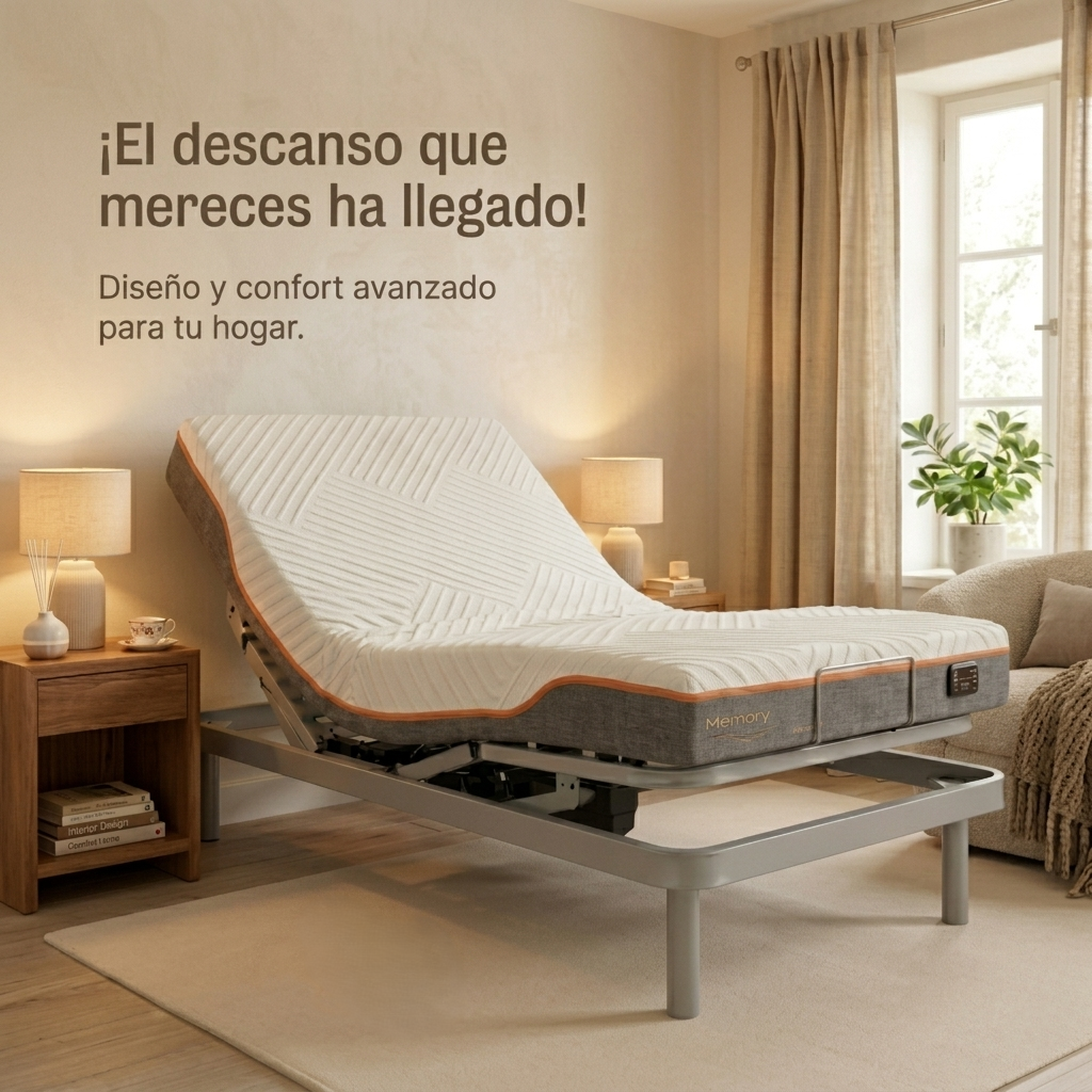 Colchón Memory Restore Naturalia y Poligón